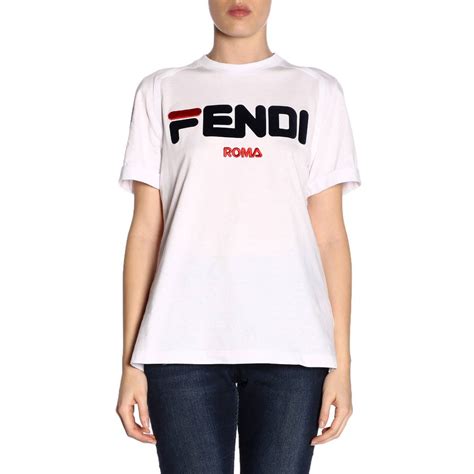 fendi t shirt ioffer|fendi t shirt women.